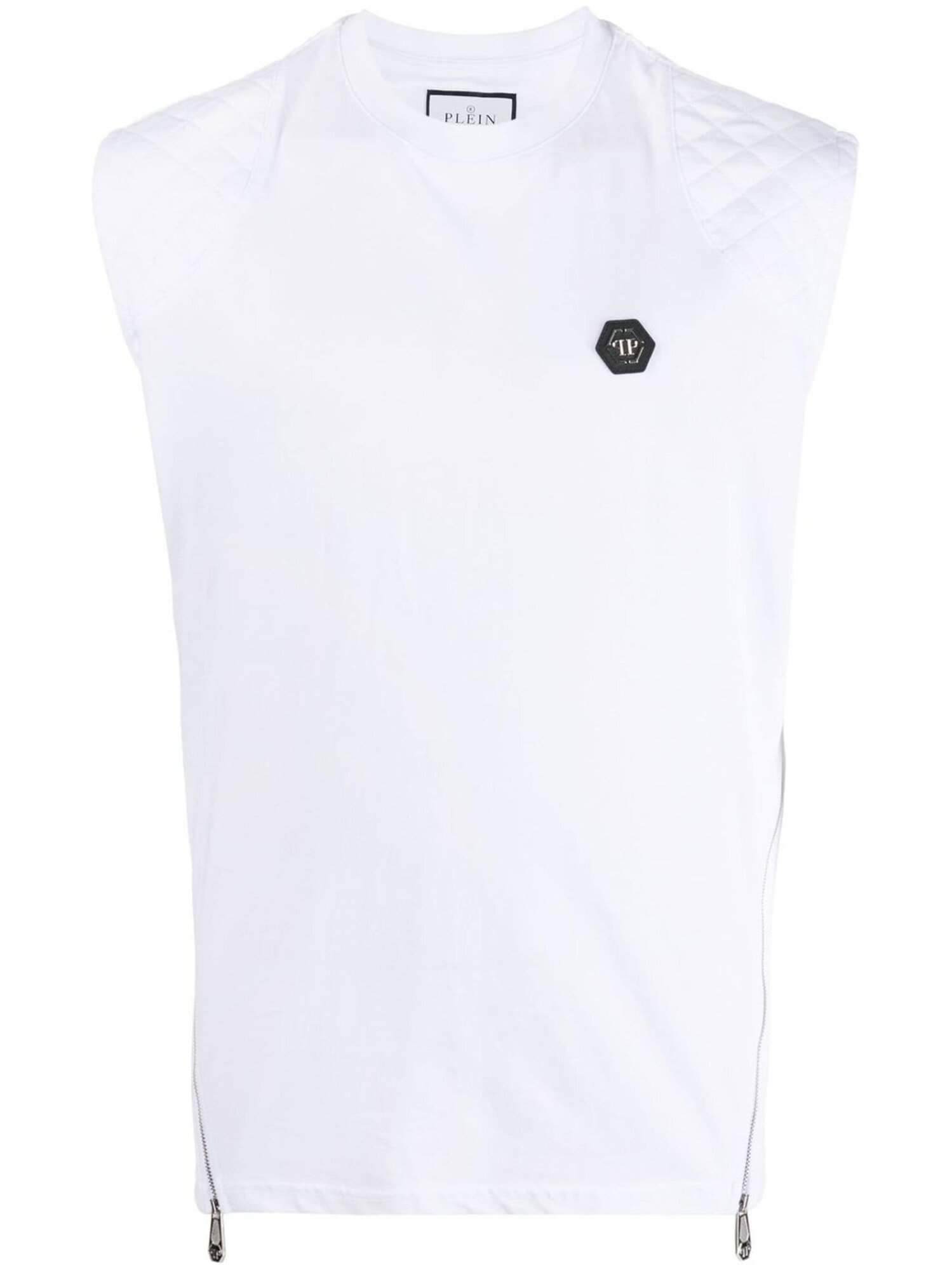 Топ PHILIPP PLEIN Hexagon, размер 4XL, белый,