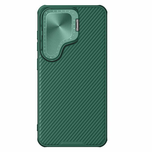 фото Накладка nillkin cam shield prop пластиковая для samsung galaxy s24 green (зеленая)