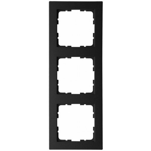 Jasmart G-Classic Черный матовый Рамка 3-я G1003PB (20 шт.)