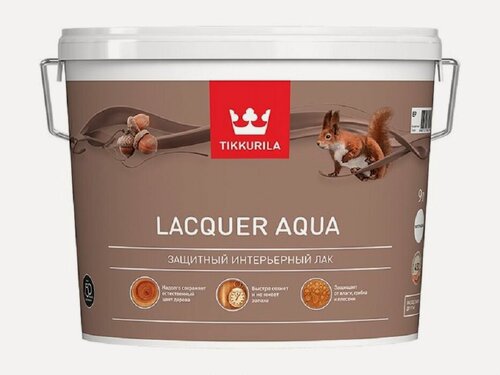 Изображение товара Лак Tikkurila интерьерный LACQUER AQUA EP п/гл 9л