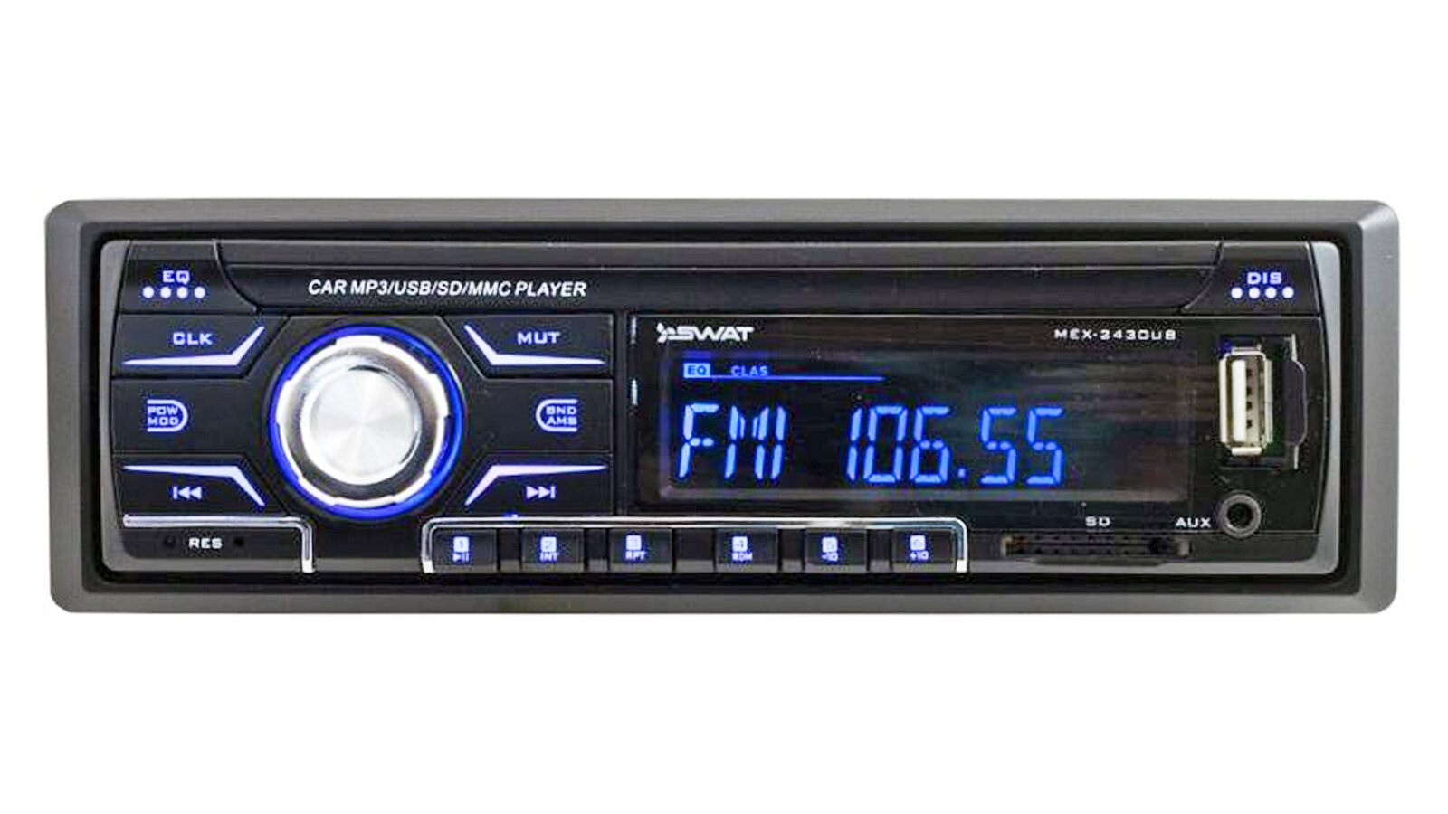 Автомагнитола Swat MEX-2430UB 1DIN 4x50Вт (SWAT MEX-2430UB)