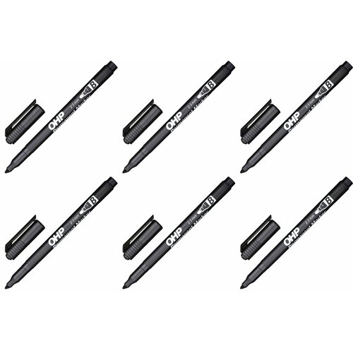 Ico Маркер перманентный TOP черный 3 мм 6 шт 643₽