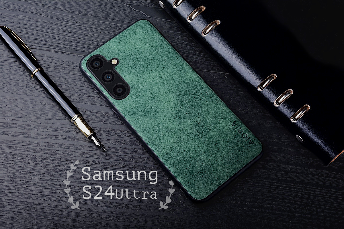 Чехол на Samsung S24 Ultra зеленый- Чехол самсунг S24 ультра зеленый