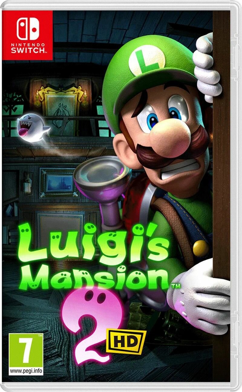 Игра Luigis Mansion 2 HD (Nintendo Switch, русские субтитры)