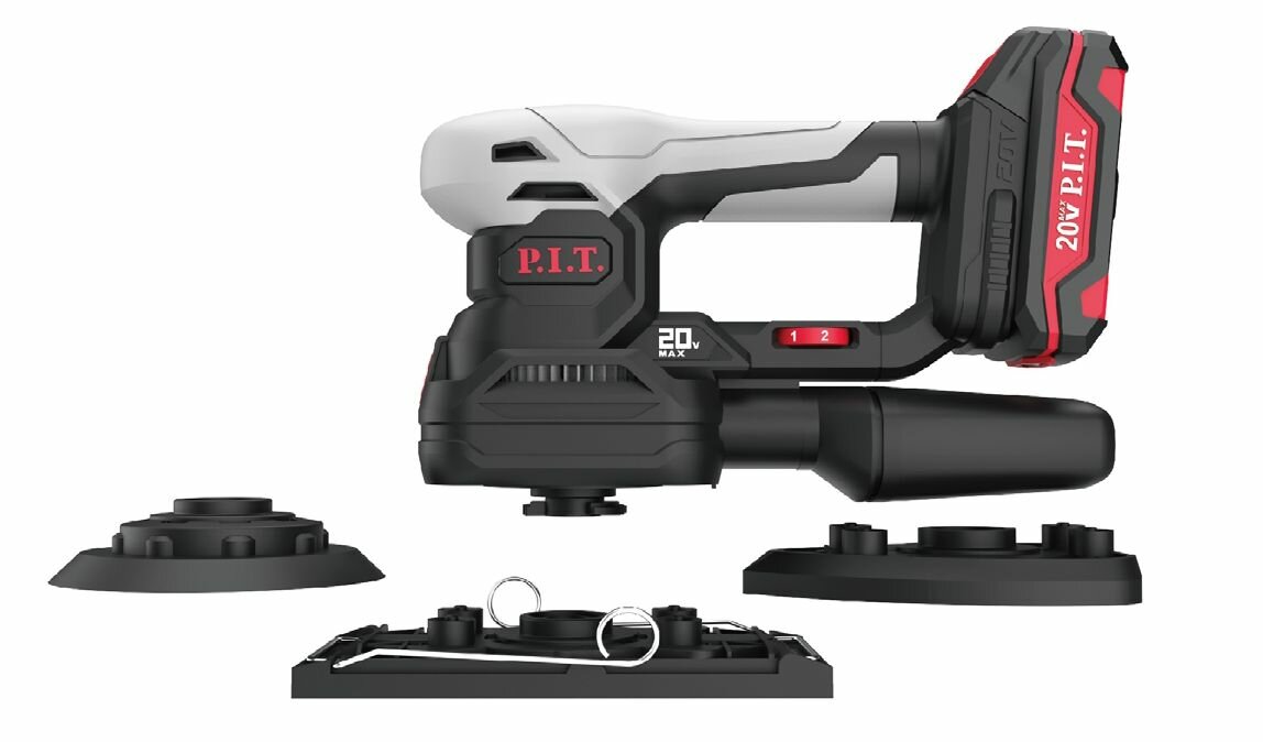 Мультишлифовальная машина аккумуляторная P.I.T. PSP20H-187A SOLO (без АКБ и ЗУ)