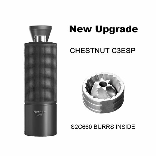 Ручная кофемолка TIMEMORE, C3ESP matte black серый, черный