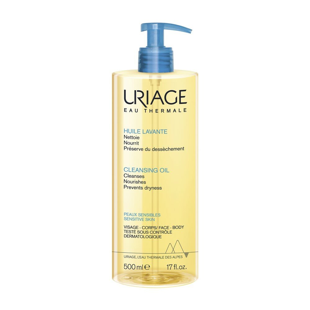 Uriage Cleansing Oil Очищающее пенящееся масло, 500 мл