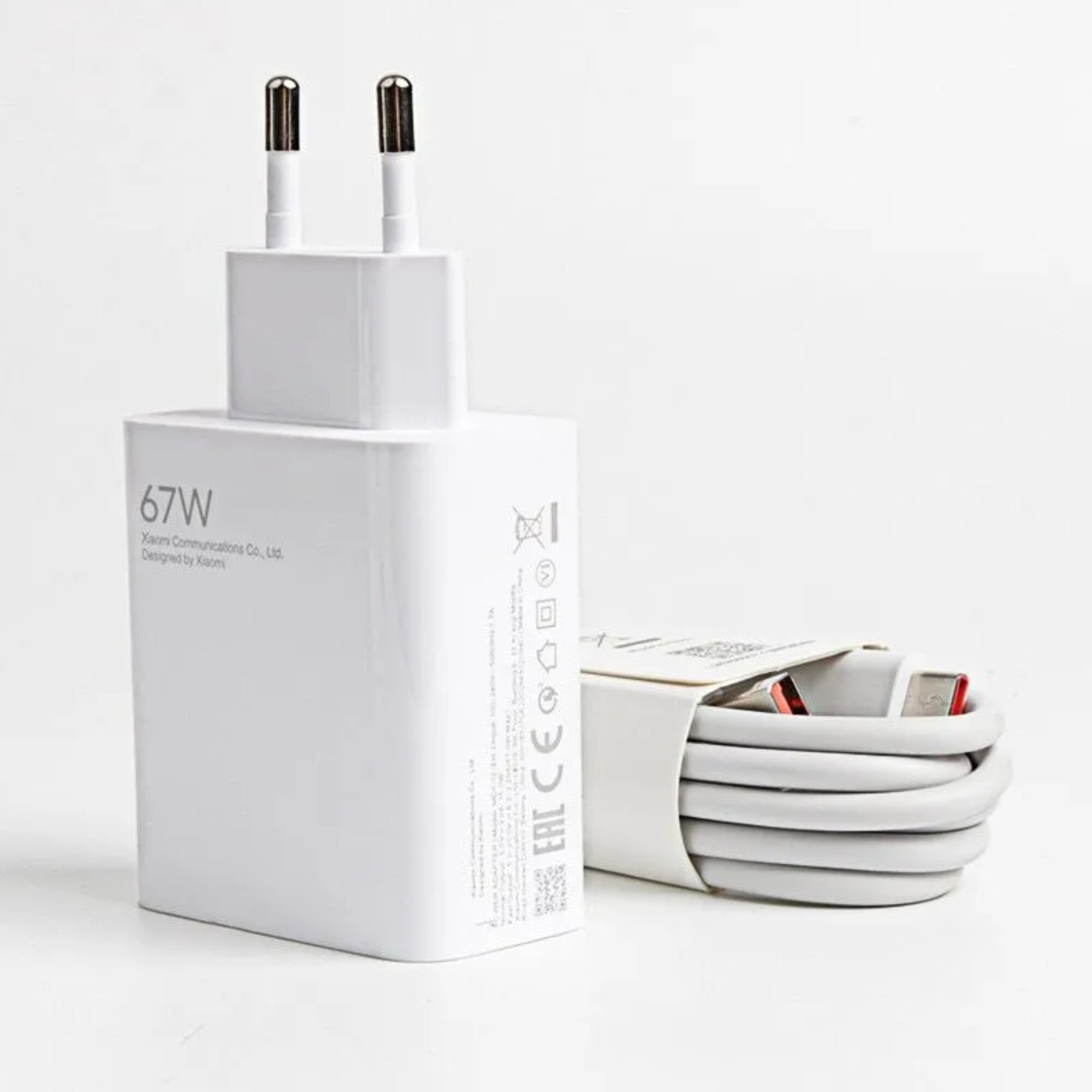 Зарядное устройство Xiaomi 67W Charging Combo (Type-A) EU/ Набор 67W быстрая зарядка