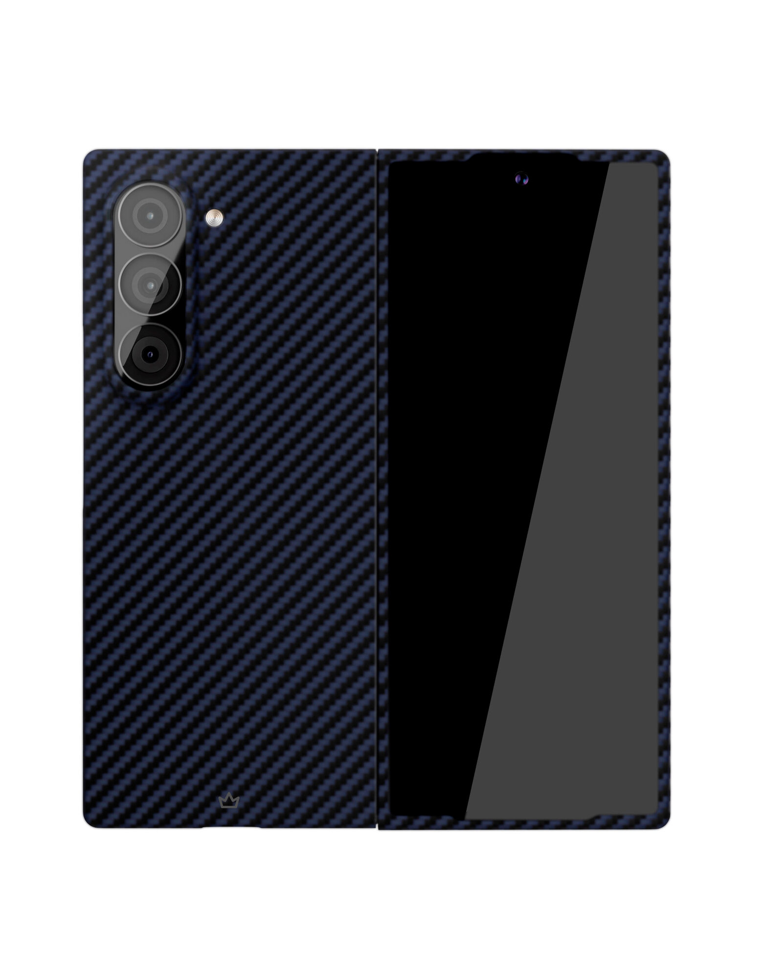 Чехол на Samsung Z Fold 6 Kevlar Case с MagSafe VLP, темно-синий — фото 1