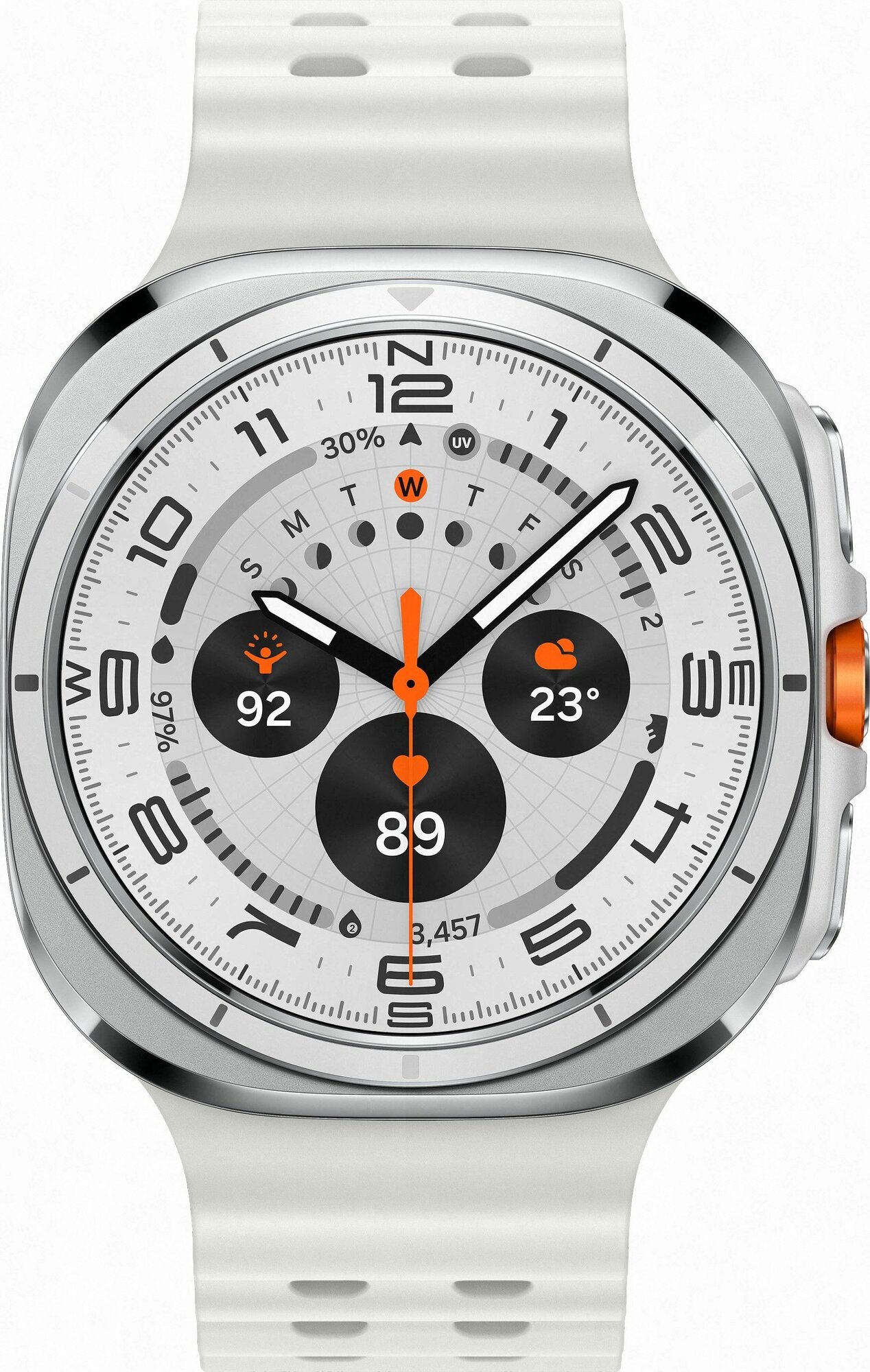 Смарт-часы Samsung Galaxy Watch 7 Ultra 47 мм, Titanium, White, белый