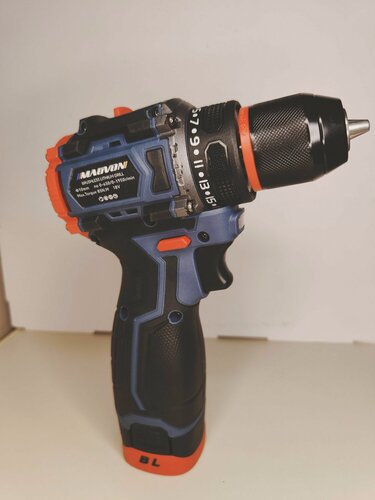 Изображение товара Maovon мощный бесщеточный дрель-шуруповерт, 16 В, 60 Нм, 2 АКБ