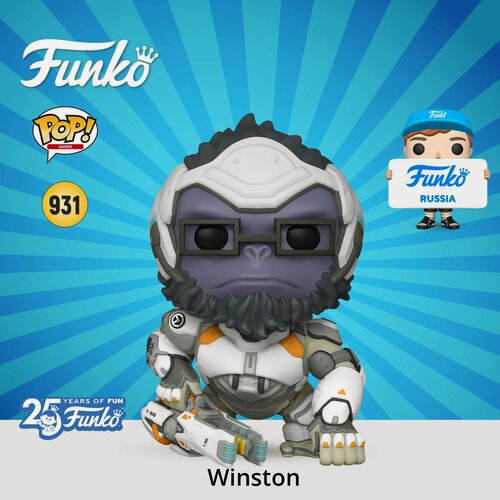 Изображение товара Фигурка Funko POP! Games Overwatch 2 Winston 6"/ Фанко ПОП по мотивам компьютерной игры "Overwatch 2", высота фигурки 6 дюймов