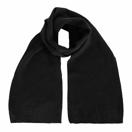 фото Шарф merch.tex nord для мужчин и женщин,158, универсальный, черный