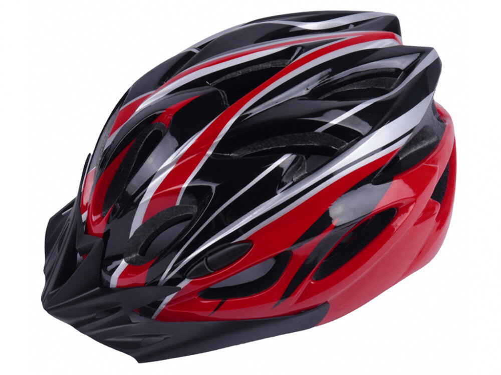 Шлем защитный VSH25 In-Mold Black-Red, 54-57см взрослый