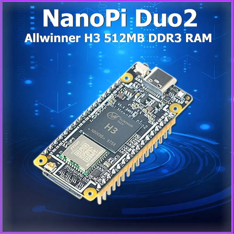 Geekdiytime NanoPi DUO2 512M модуль Wi-Fi Bluetooth, NanoPi DUO2 — фото 1
