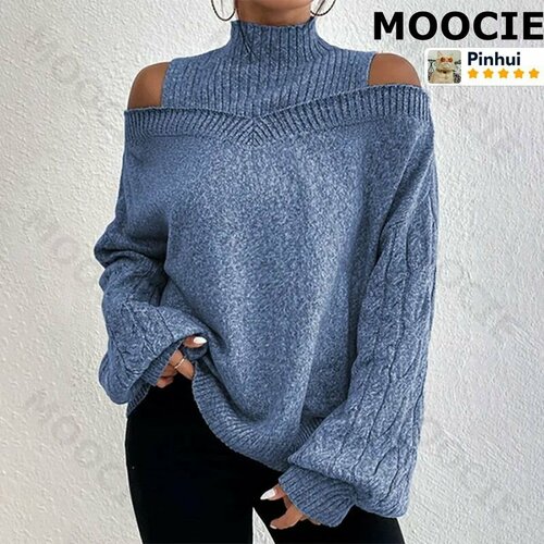 фото Свитер moocie, размер m, , синий