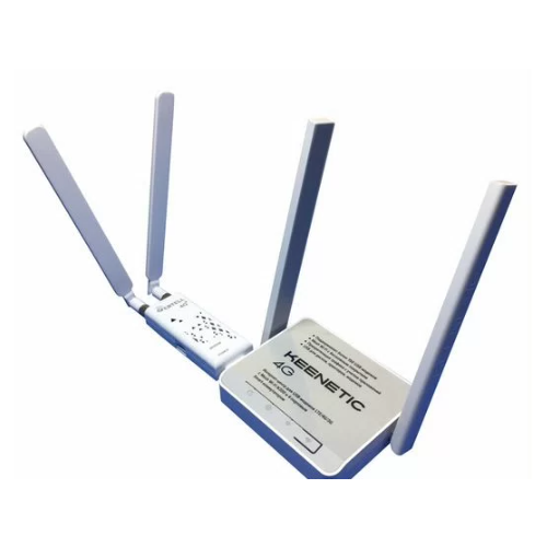 Комплект для интернета Wi-Fi роутер Keenetic 4GМодем 4G LTE Fibocom L850 cat9 в корпусе VERTELL LONG USB-M2Sim-карта в подарок 9110₽