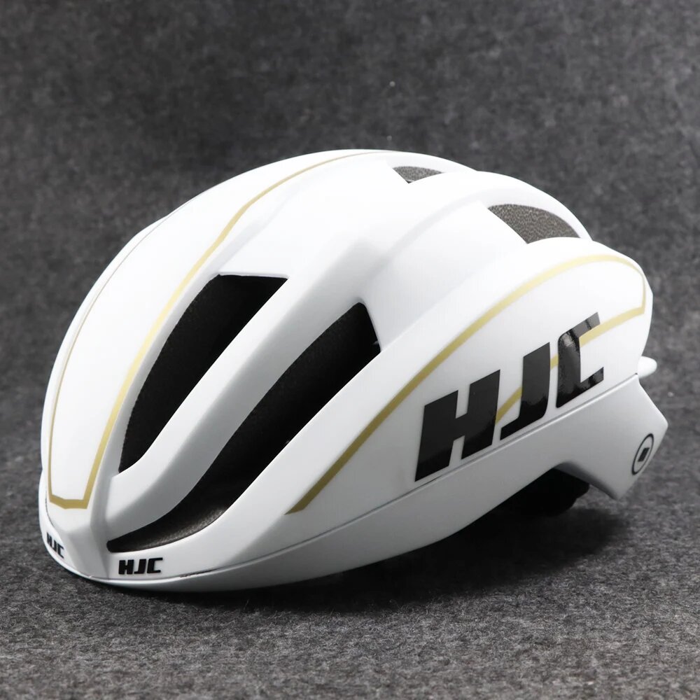 Велошлем HJC Ultralight белый white gold