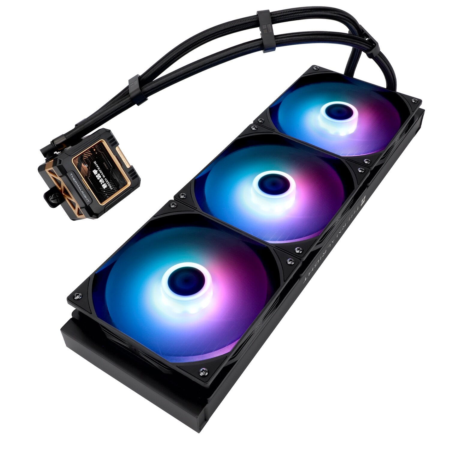 Система жидкостного охлаждения Thermalright Frozen Warframe 420 BLACK ARGB — фото 1