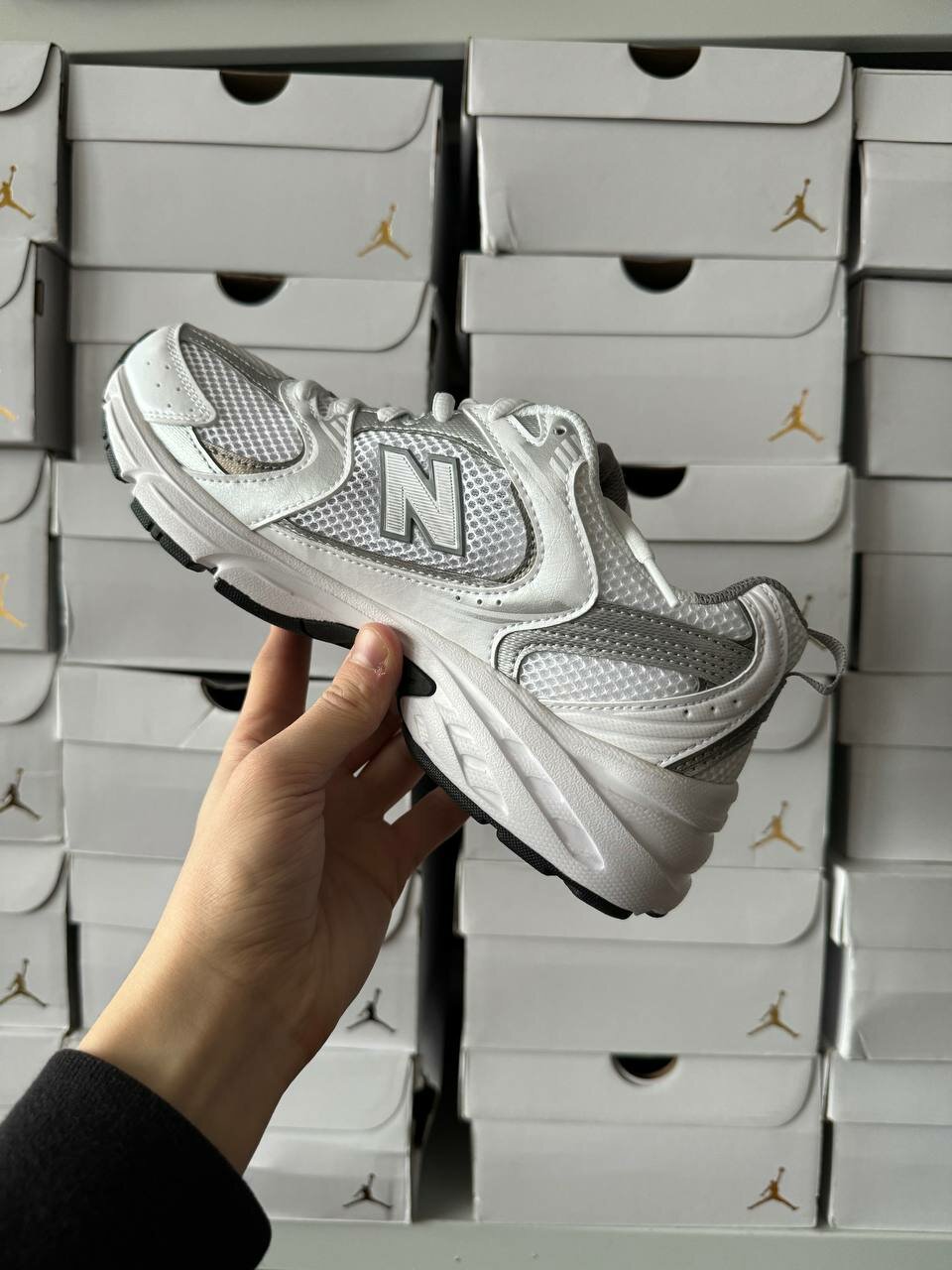 Кроссовки New Balance new balance 530, полнота D, размер 4.5US / 37EUR, Silver — фото 1