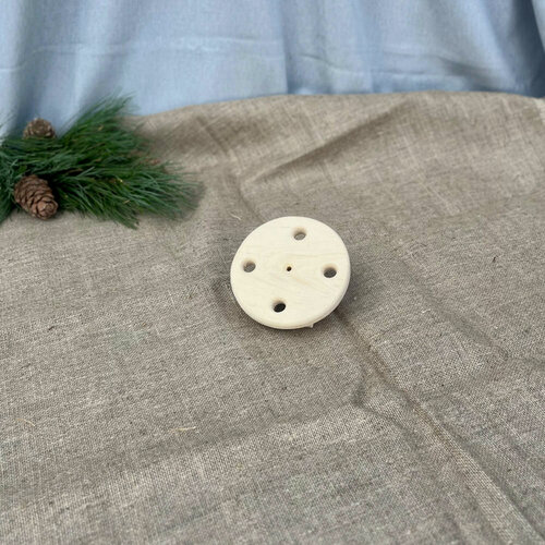 Изображение товара Гнет диаметр 12 см, из дерева кедр, для засолки и квашенья