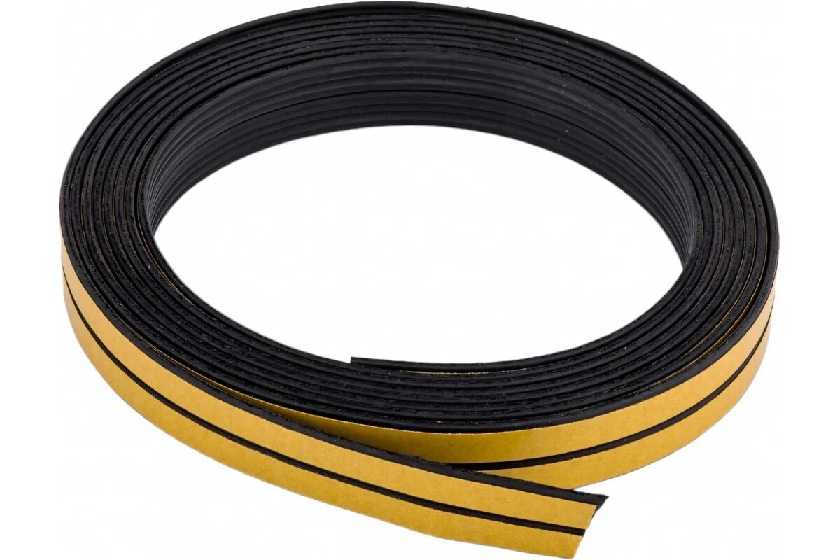 Самоклеящийся уплотнитель для ремонта окон пвх ООО «Торговый Дом «ТСМ» Doctor plast черный 6 м 0817023