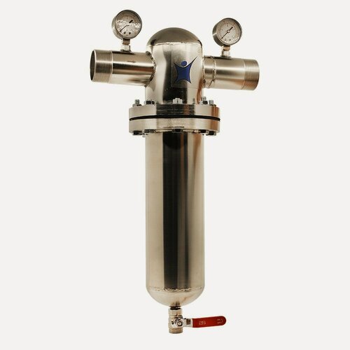 Изображение товара Фильтр промышленный NEPTUN PRO-40 FM-B07 2" магистральный самопромывной бескартриджный струнный, нержавеющая сталь