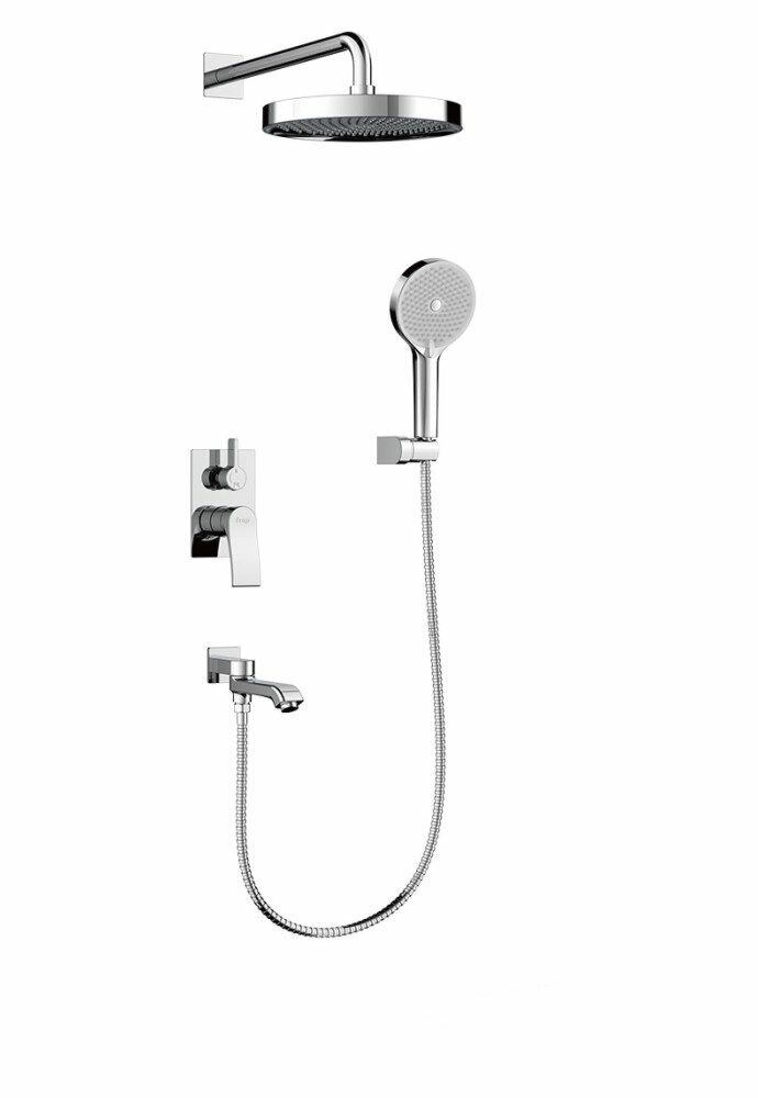 Душевая система скрытого монтажа Frap F7GC17PL5 хром