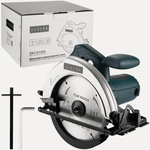 Изображение товара Дисковая (циркулярная) пила Zitrek ZKCS1500, 1500Вт, 185мм диск (085-1305)