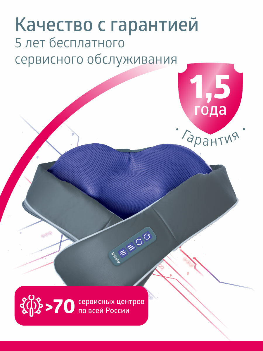 Массажеры Медицинские Массажер для шеи и плеч MED-440 электрический с подогревом, роликовый