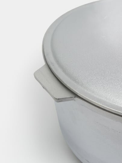 Казан алюминиевый 6 литров – диаметр 28 см, высота 15 см, лёгкий и прочный — фото 1