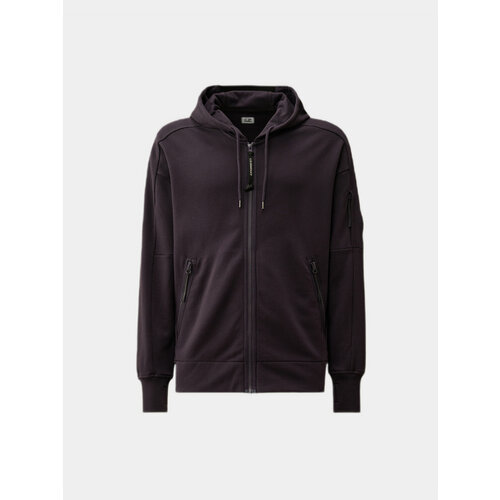 фото Толстовка c.p. company diagonal raised fleece, размер xxl, , фиолетовый