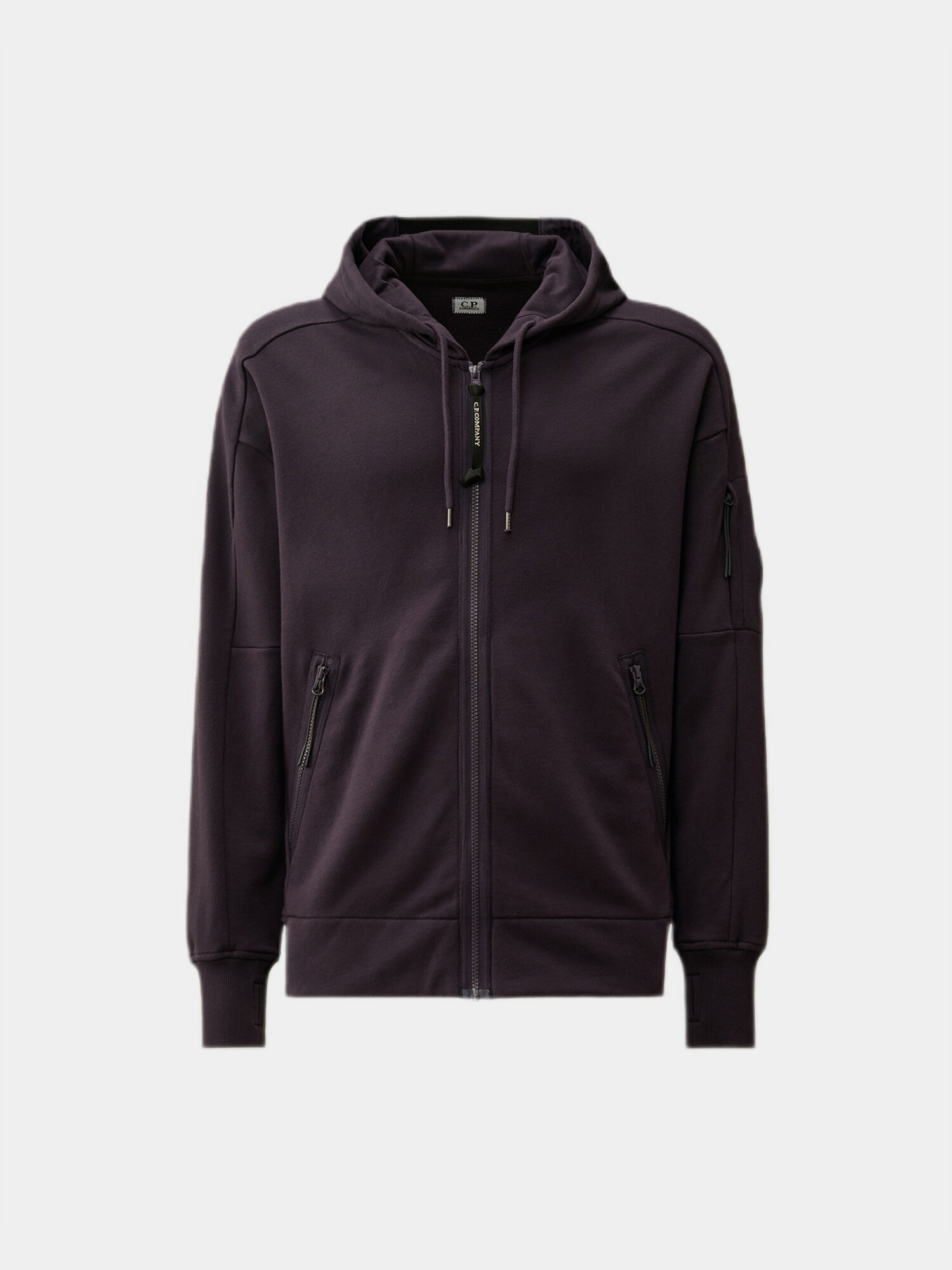 Толстовка C.P. COMPANY Diagonal Raised Fleece, размер S, , фиолетовый