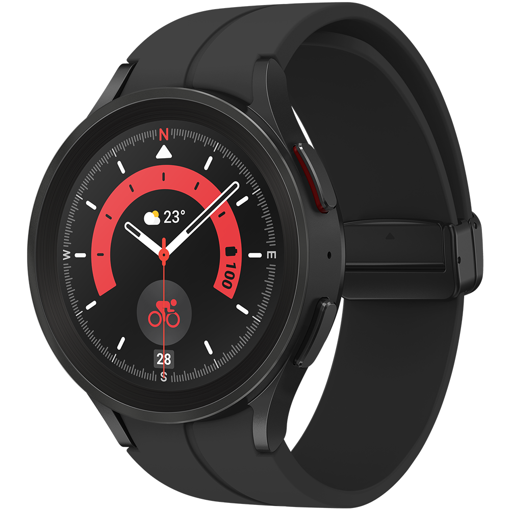 Смарт-часы Samsung Galaxy Watch5 Pro (45mm, Wi-Fi) Black Titanium