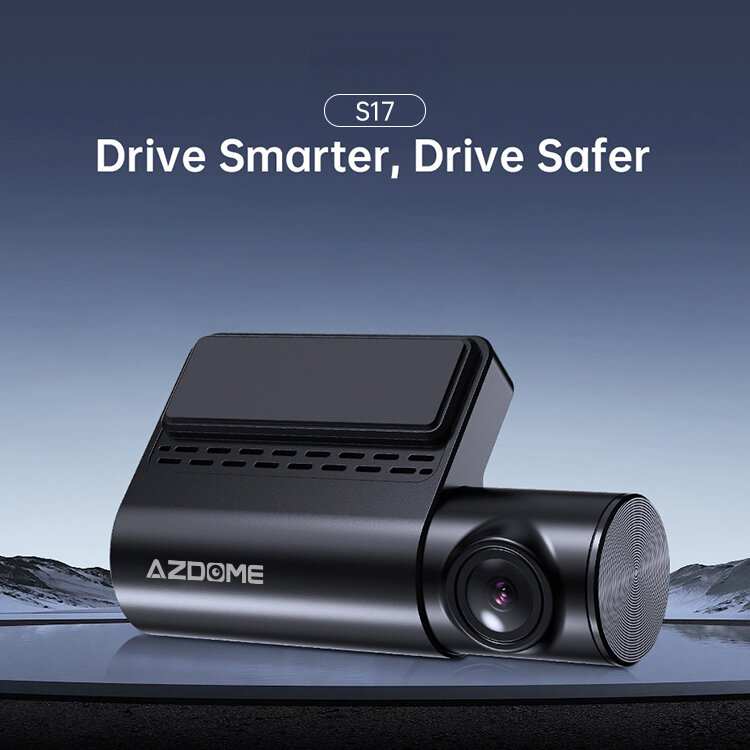 Azdome S17 4G GPS Wi-Fi регистратор с встроенной eSIM и возможностью удалённого просмотра — фото 1