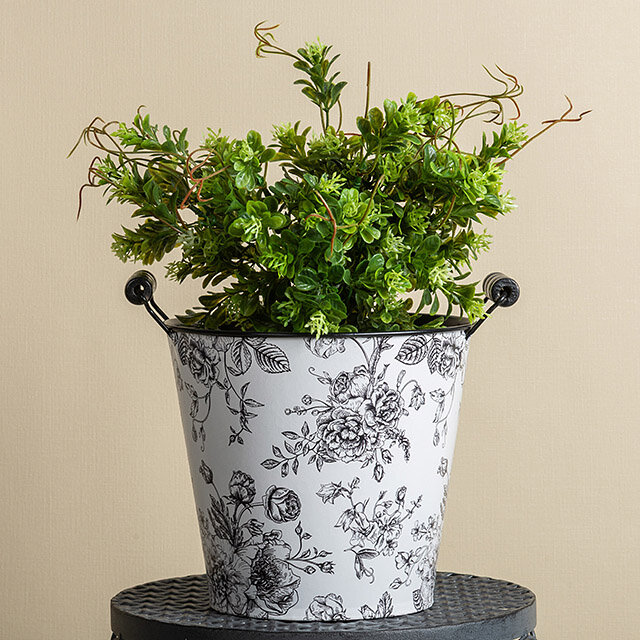 Металлическое кашпо De Fleurs 16 см