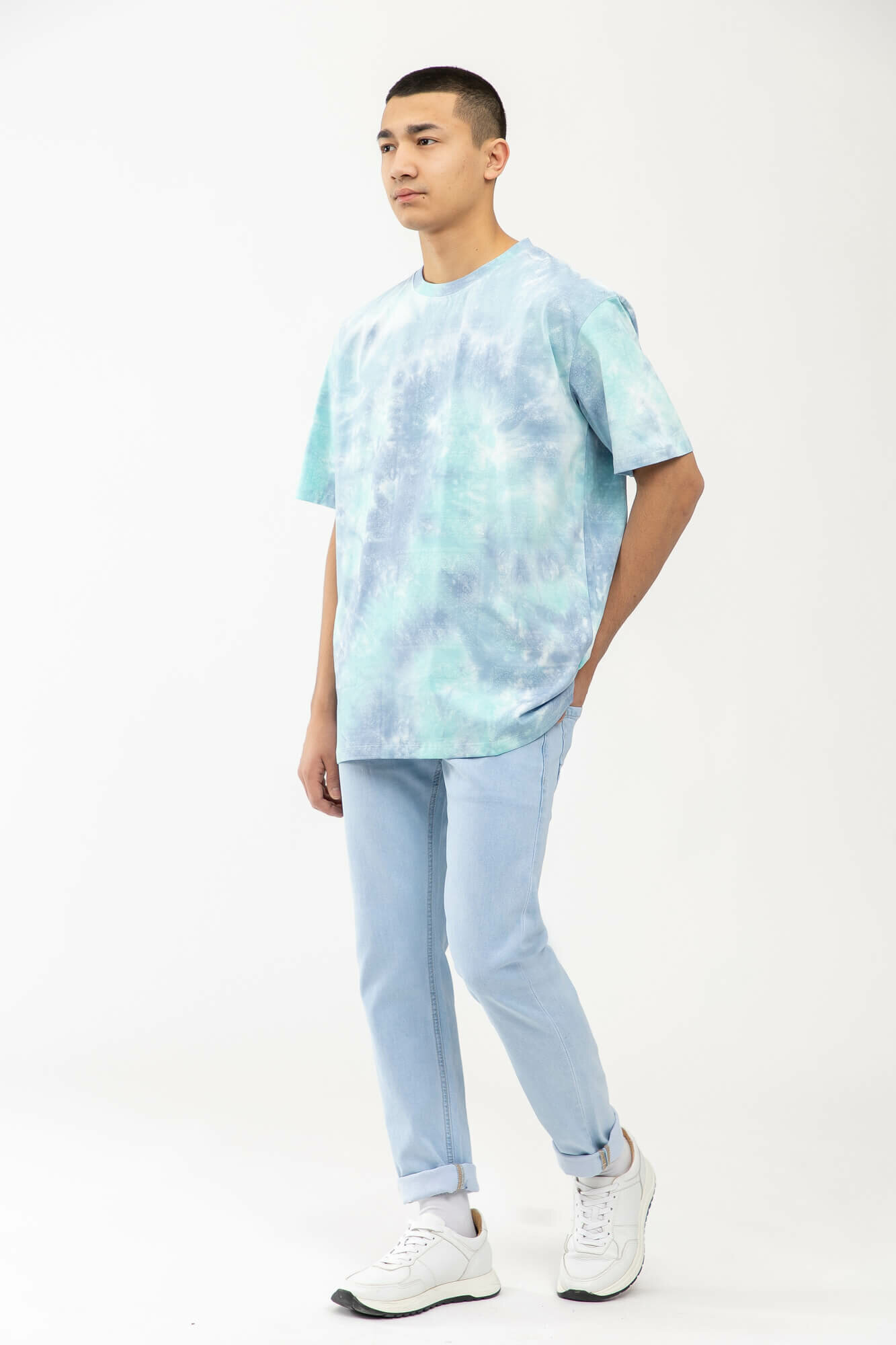 Джинсы зауженные TERRA PRO, размер 34, blue — фото 1