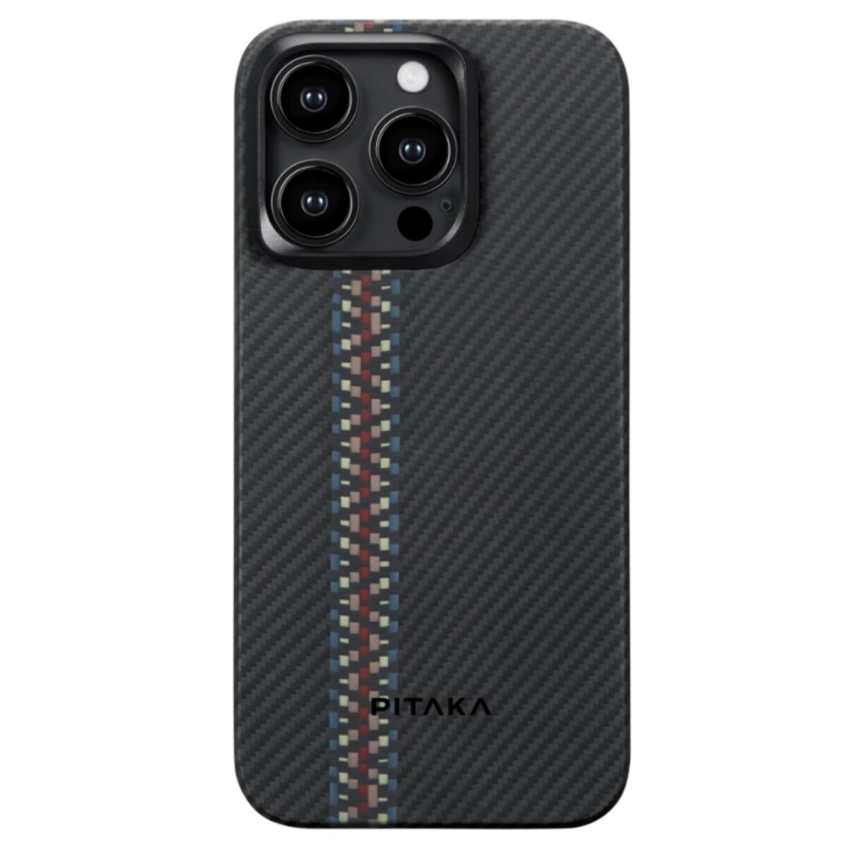 Чехол Pitaka Fusion Weaving MagEZ Case 4 для iPhone 15 Pro Max (6.7"), Rhapsody, кевлар (арамид)