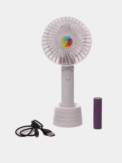 Мини-вентилятор "Mini Fan", 2 скорости, USB, стильный дизайн — фото 1