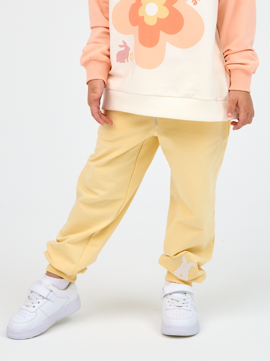 Брюки спортивные neo, размер 122, желтый — фото 1