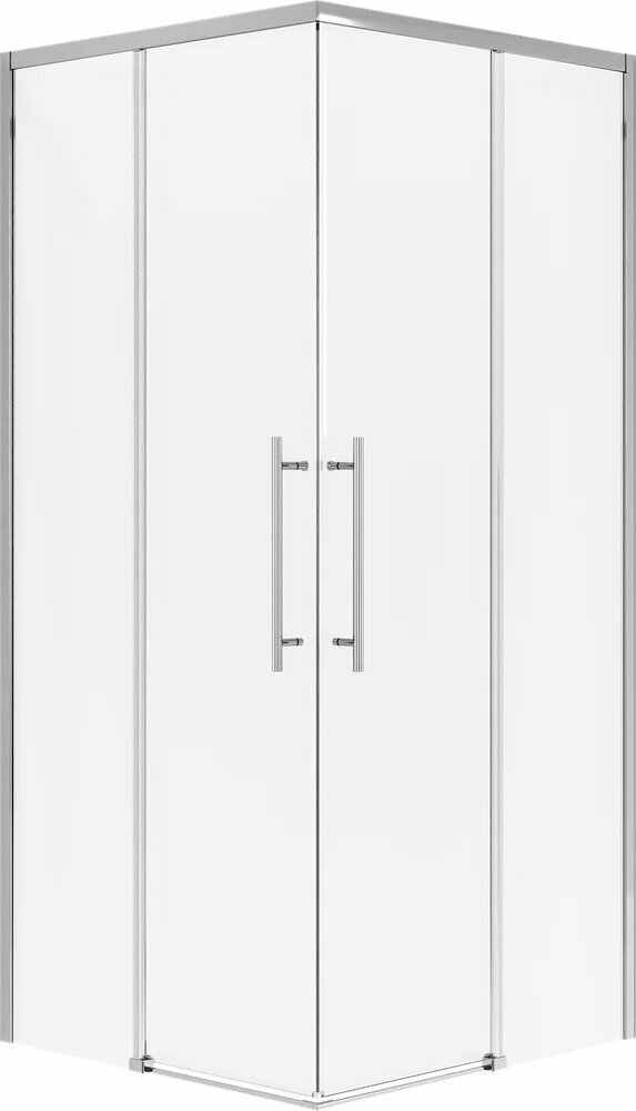 Душевой уголок Niagara Nova NG-6630-34 без поддона стеклянный 100x100 квадратный раздвижной