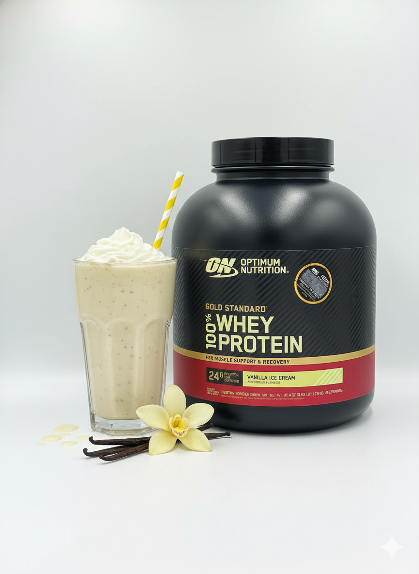 ON Whey gold standard 1.8kg Vanil ice cream, вкус Ваниль мароженое