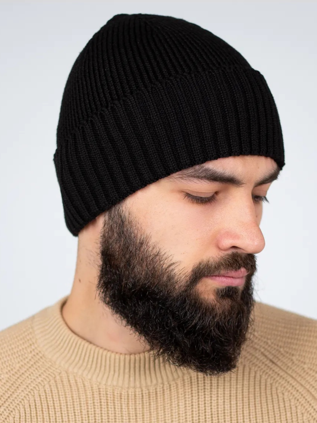 Шапка для мужчин, размер 1, черная — фото 1
