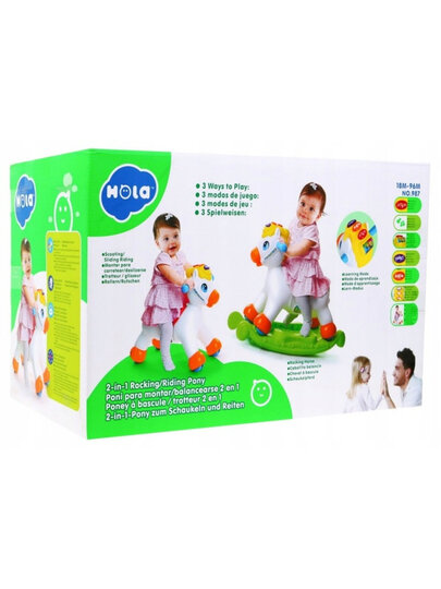 Каталка-качалка говорящая Лошадка Baby Rodeo — фото 1