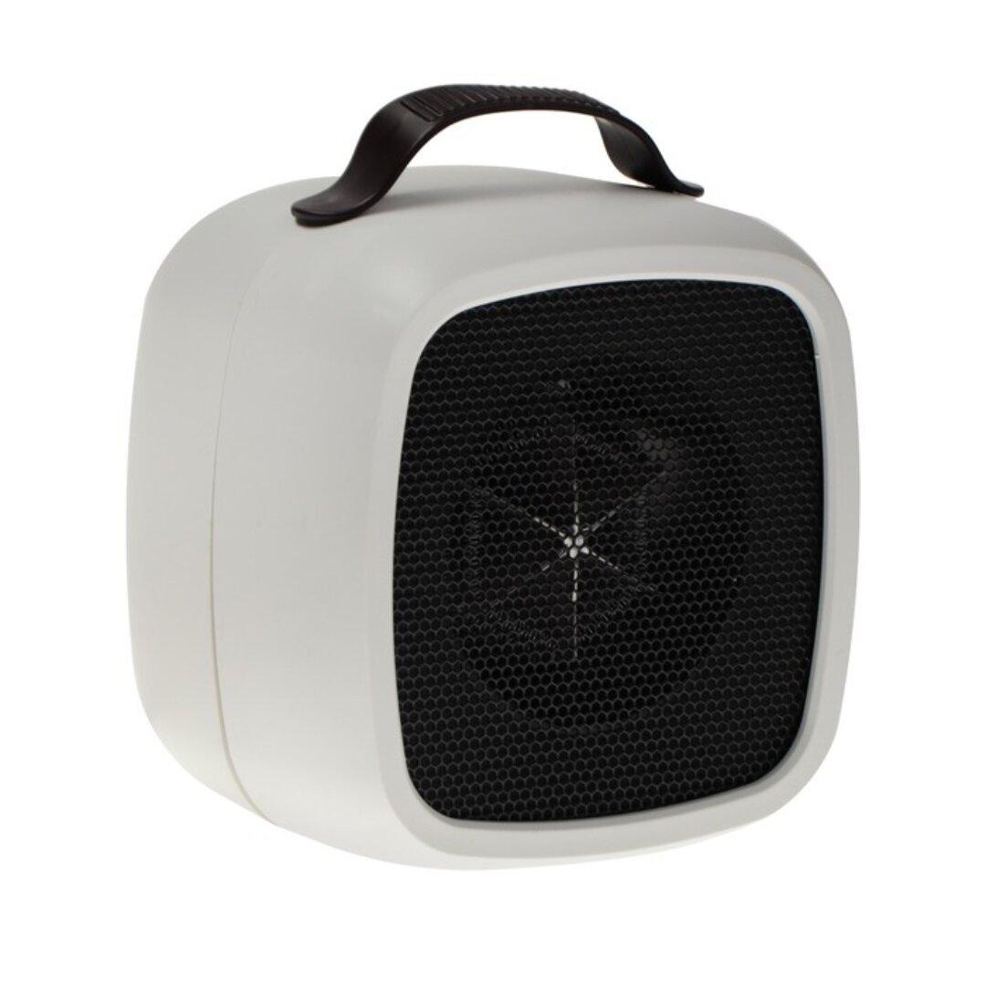 фото Мини тепловентилятор настольный LTO-01, 500Вт, 4м2, от сети, белый