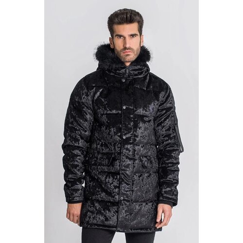 куртка Gianni Kavanagh, демисезон/зима, силуэт прямой, капюшон, карманы, манжеты, размер XL, черный