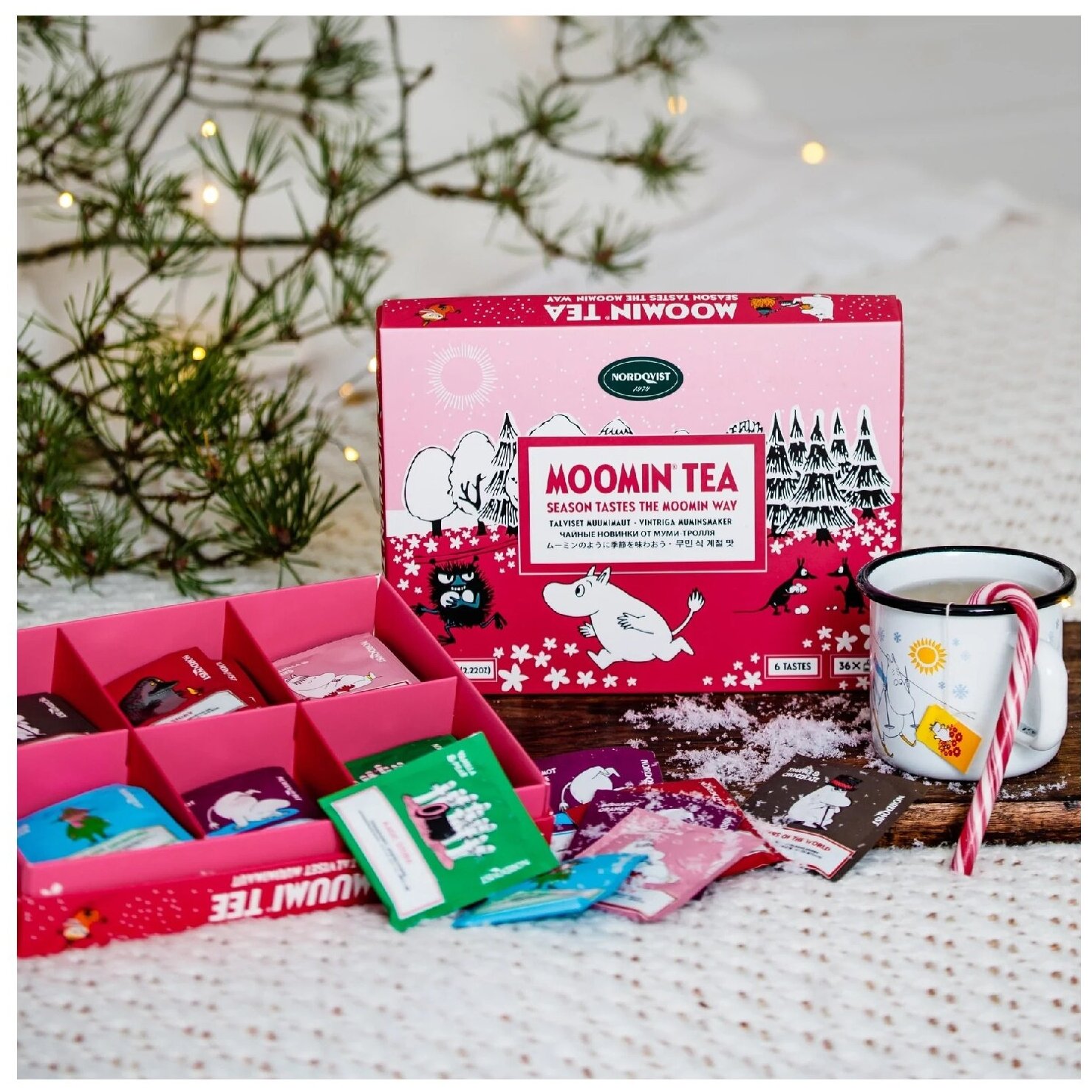 Чай Nordqvist Moomin Way Tea Assortment 36 пак - фотография № 3