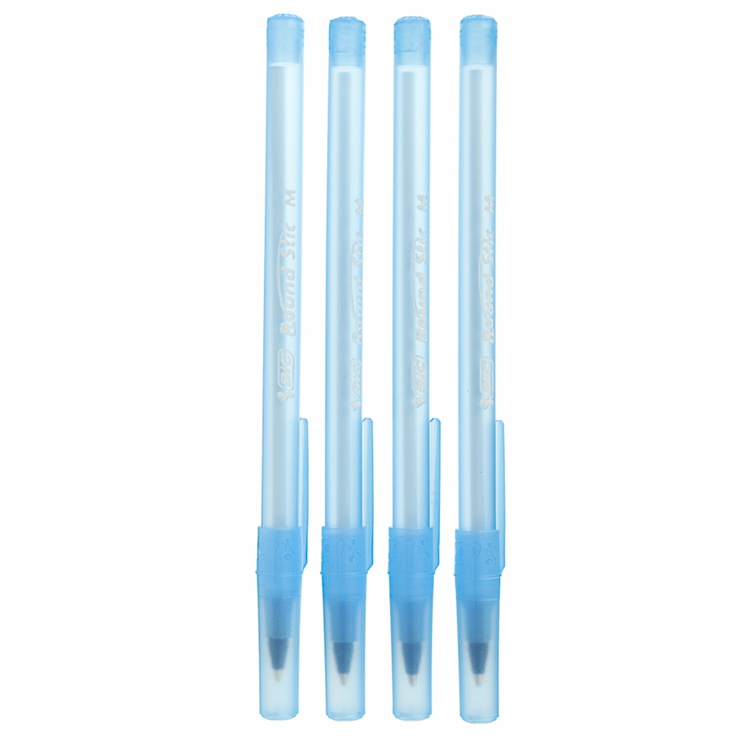 Шариковая ручка BIC Round Stic Classic, синий, 4 шт. (944176) - фото №10