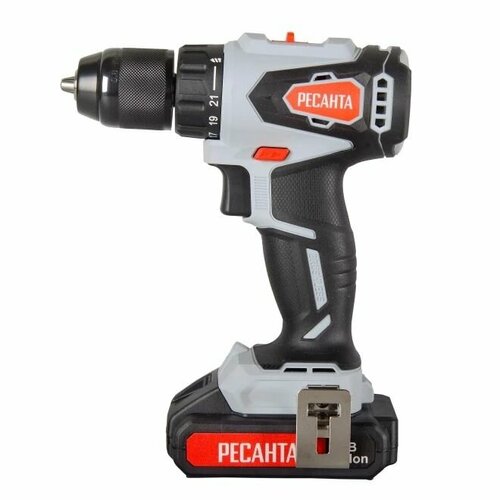 Дрель-шуруповерт Ресанта ДА-20-2ЛК-Б 20 Ач аккумуляторная бесщеточный двигатель 899000₽