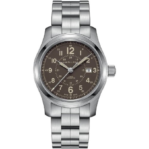 Наручные часы Hamilton Khaki Field H70605193, серебряный, коричневый наручные часы hamilton мужские наручные часы hamilton khaki field day date auto h70535061 хаки